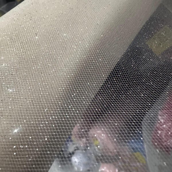 HPG03 Metallic Glitter Tulle Fabric