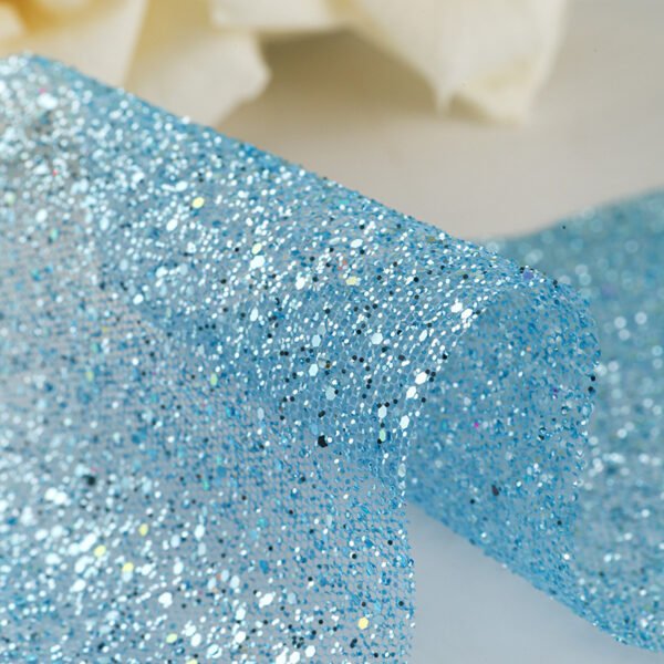 HGP12 All-Over Medium and Small Glitter Tulle Fabric