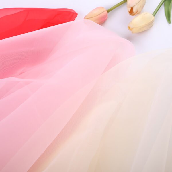 HG807 High-Density Organza Fabric 50%Nylon 50%Polyester 160cm 30gsm