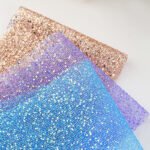 HGP12 All-Over Medium and Small Glitter Tulle Fabric