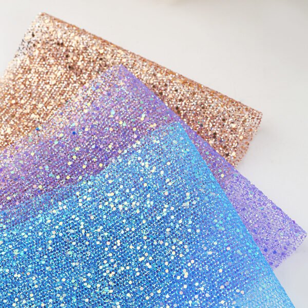 HGP12 All-Over Medium and Small Glitter Tulle Fabric