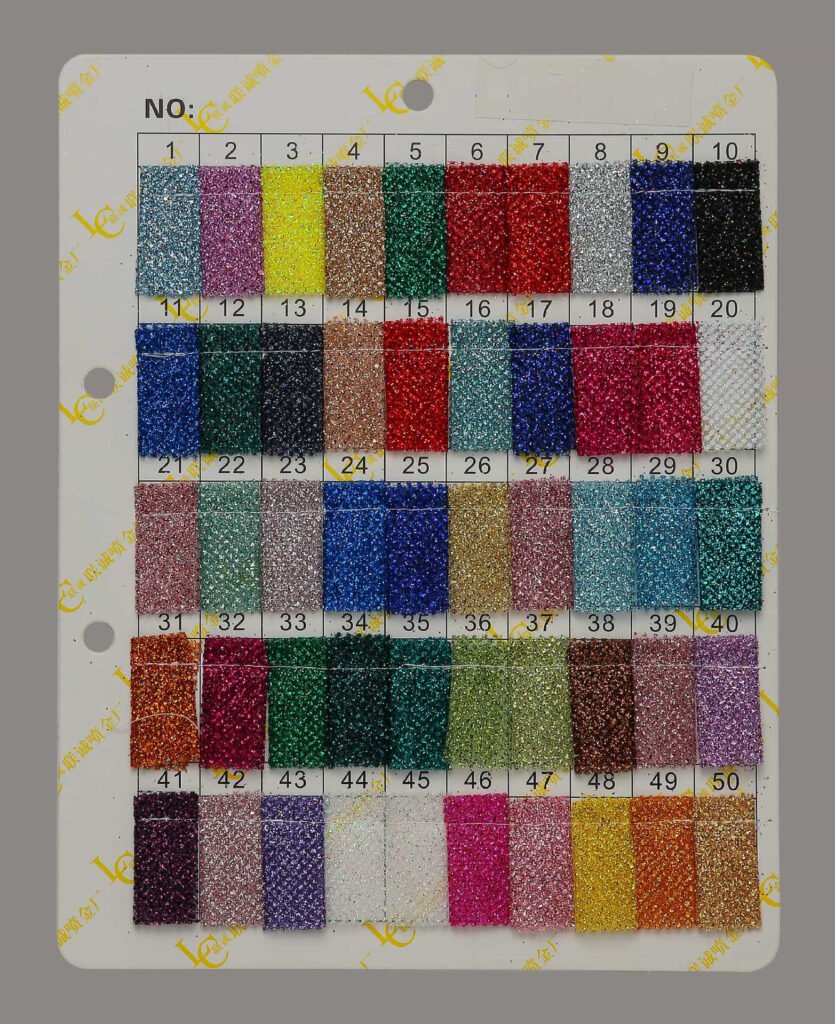 Intensive Glitter Tulle Fabric book1
