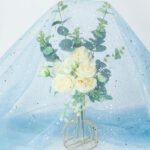 HGP06  Reinforced Hexagonal Glitter Tulle