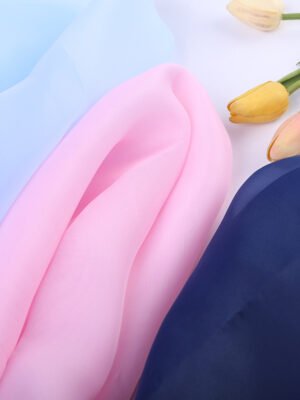 HG808 2080 Semi-Rigid Organza Fabric 100% Polyester 160cm 48gsm