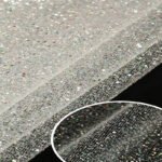 HGP12 All-Over Medium and Small Glitter Tulle Fabric