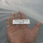 HGP02 White Sparkle Glitter Fabric