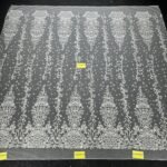 LC3550-9 Pure Silver Bridal Glitter Lace