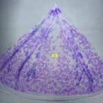 LC7637 Custom 3D Embellished Tulle Fabric