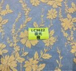 LC3622 Moonlight Floral Glitter Tulle Fabric