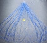 LC3633 Moonlight Floral Glitter Tulle Fabric