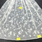 LC3306-14 Pure Silver Bridal Glitter Lace