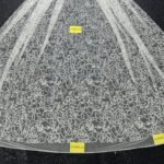 LC3568-23 Pure Silver Bridal Glitter Lace
