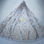 LC7208 Custom 3D Embellished Tulle Fabric