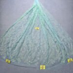 LC3665 Moonlight Floral Glitter Tulle Fabric
