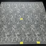 LC3603-7 Pure Silver Bridal Glitter Lace