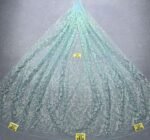 LC3663 Moonlight Floral Glitter Tulle Fabric