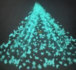 LC3306 Moonlight Floral Glitter Tulle Fabric