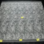 LC3499-31 Pure Silver Bridal Glitter Lace