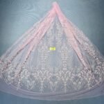 LC7644 Custom 3D Embellished Tulle Fabric