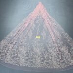 LC7322 Custom 3D Embellished Tulle Fabric