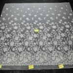 LC3472-37 Pure Silver Bridal Glitter Lace