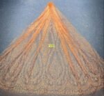 LC3563 Moonlight Floral Glitter Tulle Fabric
