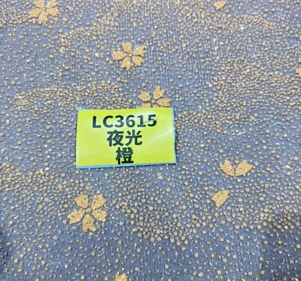 LC3615 Moonlight Floral Glitter Tulle Fabric
