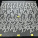 LC3601-8 Pure Silver Bridal Glitter Lace