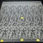 LC3478-25 Pure Silver Bridal Glitter Lace