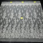 LC3238-35 Pure Silver Bridal Glitter Lace