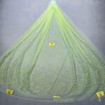 LC3698 Moonlight Floral Glitter Tulle Fabric
