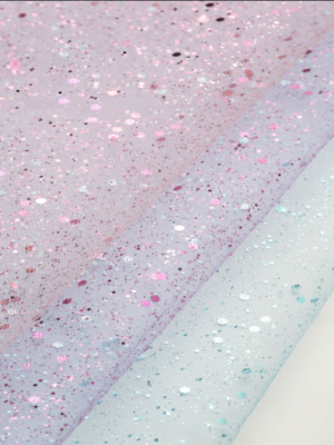 HGP07 Elegant Hexagonal Glitter Tulle
