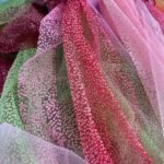 Glittering Night Glow Mesh Tulle Fabric