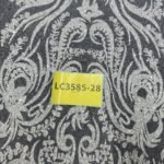LC3585-28 Pure Silver Bridal Glitter Lace