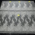 LC3470-36 Pure Silver Bridal Glitter Lace