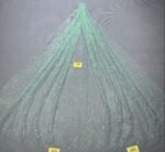 LC3603 Moonlight Floral Glitter Tulle Fabric