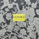 LC3539-1 Pure Silver Bridal Glitter Lace