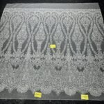 LC3563-41 Pure Silver Bridal Glitter Lace