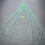 LC3698 Moonlight Floral Glitter Tulle Fabric