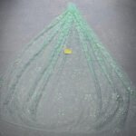 LC3594 Moonlight Floral Glitter Tulle Fabric
