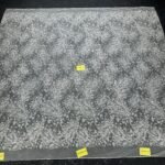 LC3483-27 Pure Silver Bridal Glitter Lace