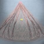 LC7673 Custom 3D Embellished Tulle Fabric