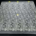 LC3520-2 Pure Silver Bridal Glitter Lace