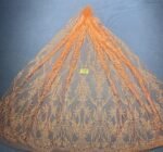 LC3633 Moonlight Floral Glitter Tulle Fabric