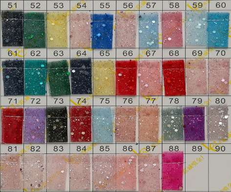 Elegant Hexagonal Glitter Tulle book2
