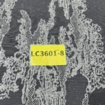 LC3601-8 Pure Silver Bridal Glitter Lace