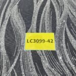 LC3099-42 Pure Silver Bridal Glitter Lace