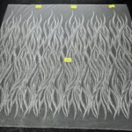 LC3099-42 Pure Silver Bridal Glitter Lace
