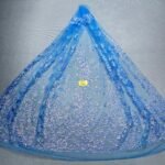 LC7637 Custom 3D Embellished Tulle Fabric