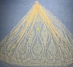 LC3563 Moonlight Floral Glitter Tulle Fabric